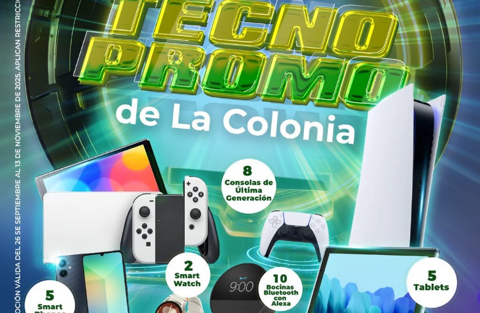 Actívate y conéctate con la Tecnopromo de Supermercados La Colonia.