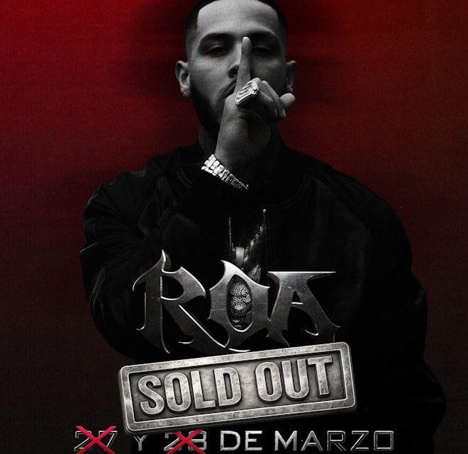 ROA LOGRA ROTUNDO SOLD OUT EN DOS CONCIERTOS CONSECUTIVOS DE DEBUT EN EL COCA COLA MUSIC HALL DE PUERTO RICO
