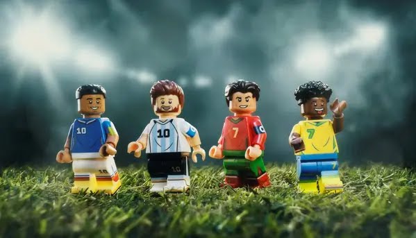 LEGO lanza colección con estrellas del fútbol rumbo al Mundial 2026